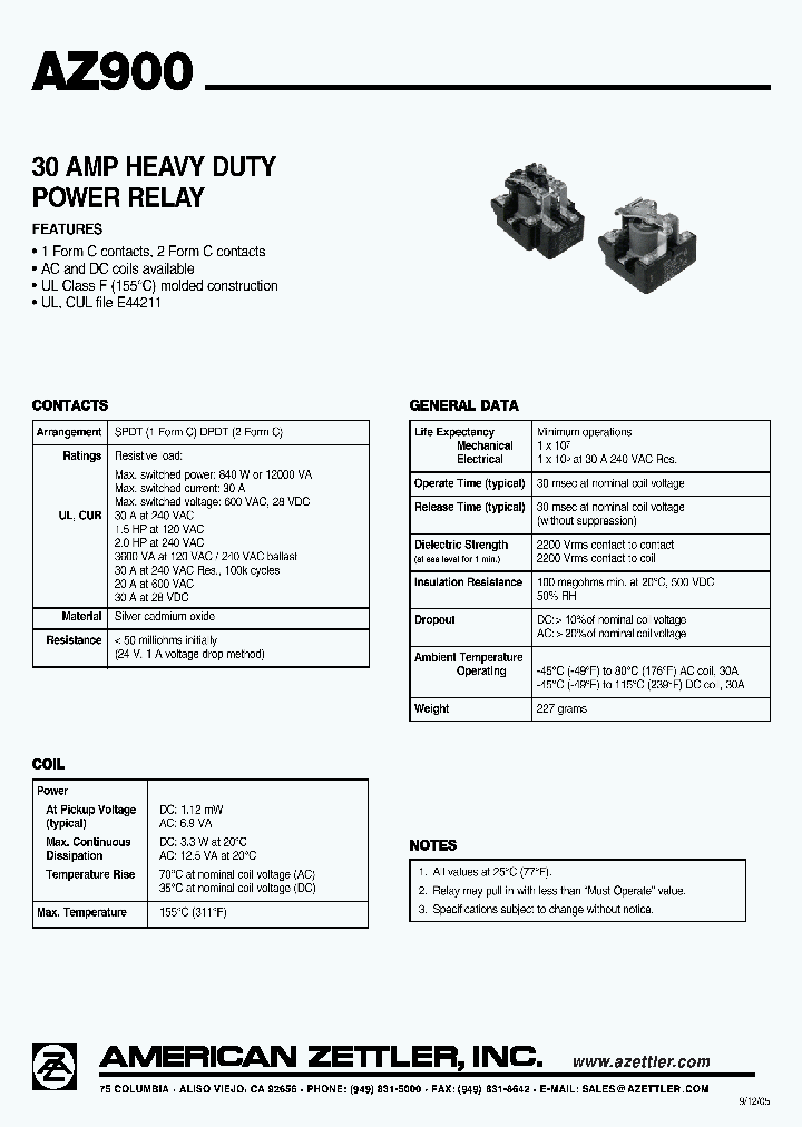 AZ900-1C-240A_4498172.PDF Datasheet