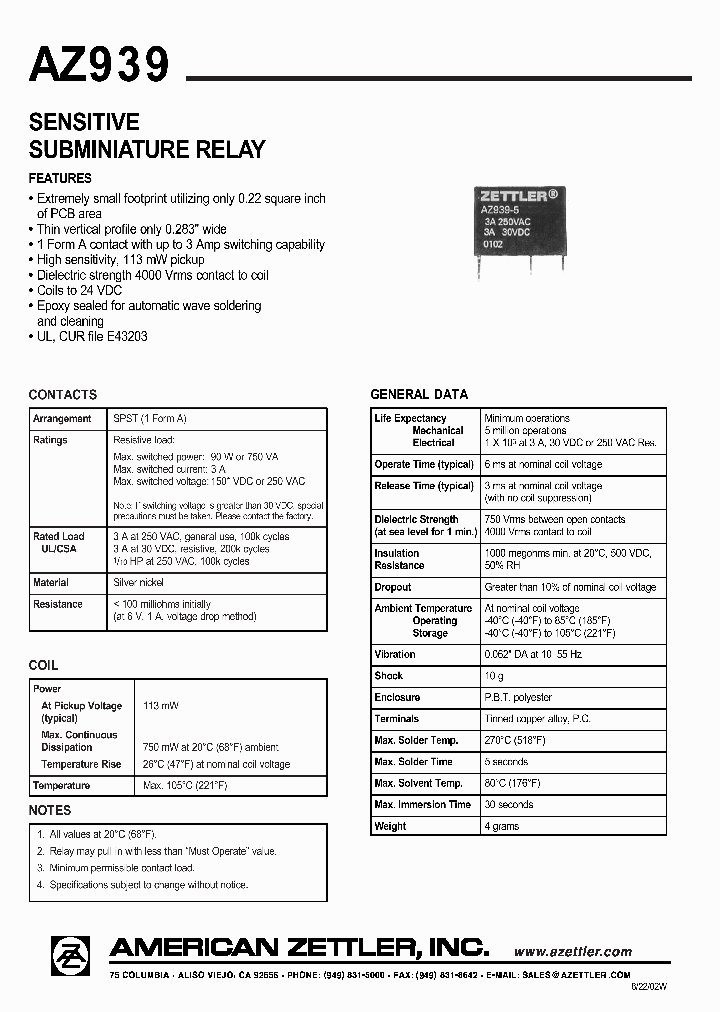 AZ939-12_4755891.PDF Datasheet