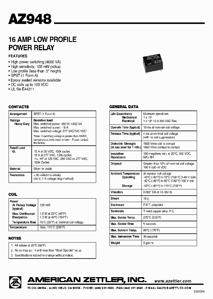 AZ948-1AET-100D_4440008.PDF Datasheet