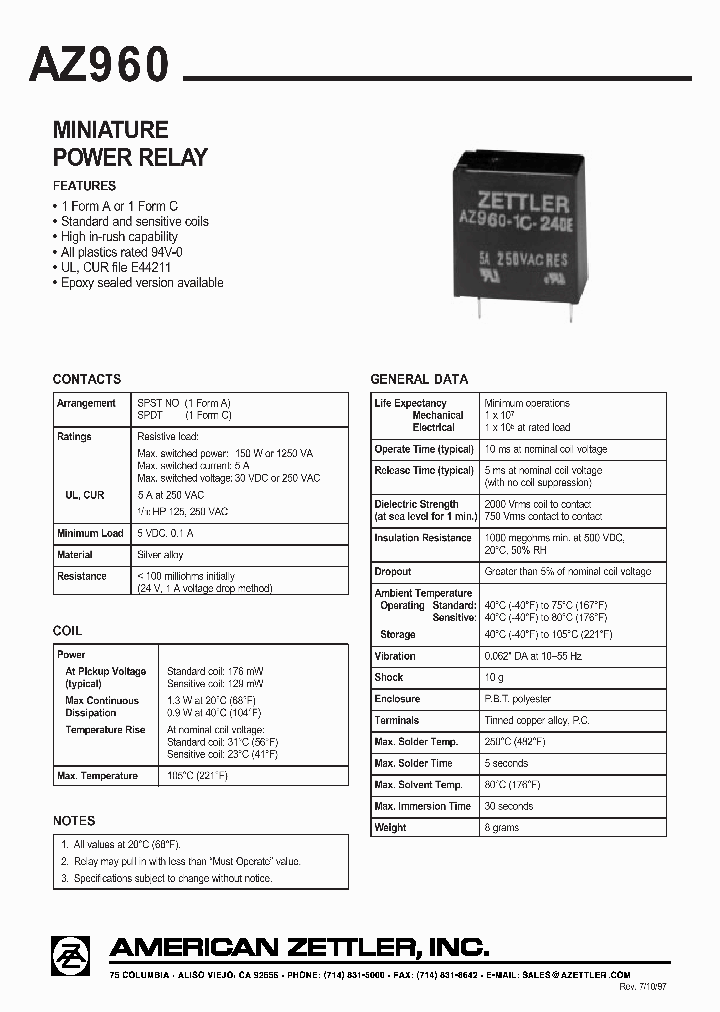AZ960-1C-48D_4498290.PDF Datasheet