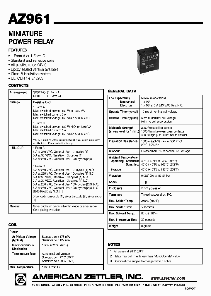 AZ961_4743698.PDF Datasheet