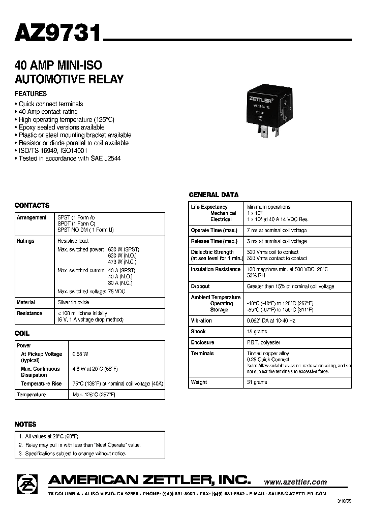 AZ9731-1A-12DC1_4443697.PDF Datasheet