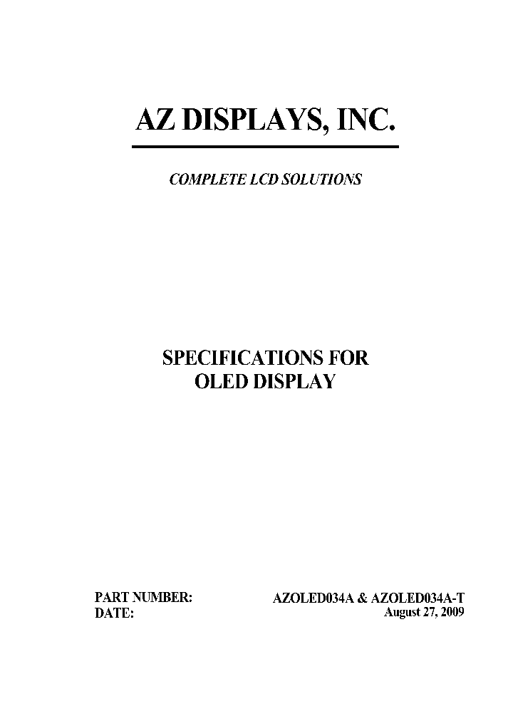 AZOLED034A_4581859.PDF Datasheet