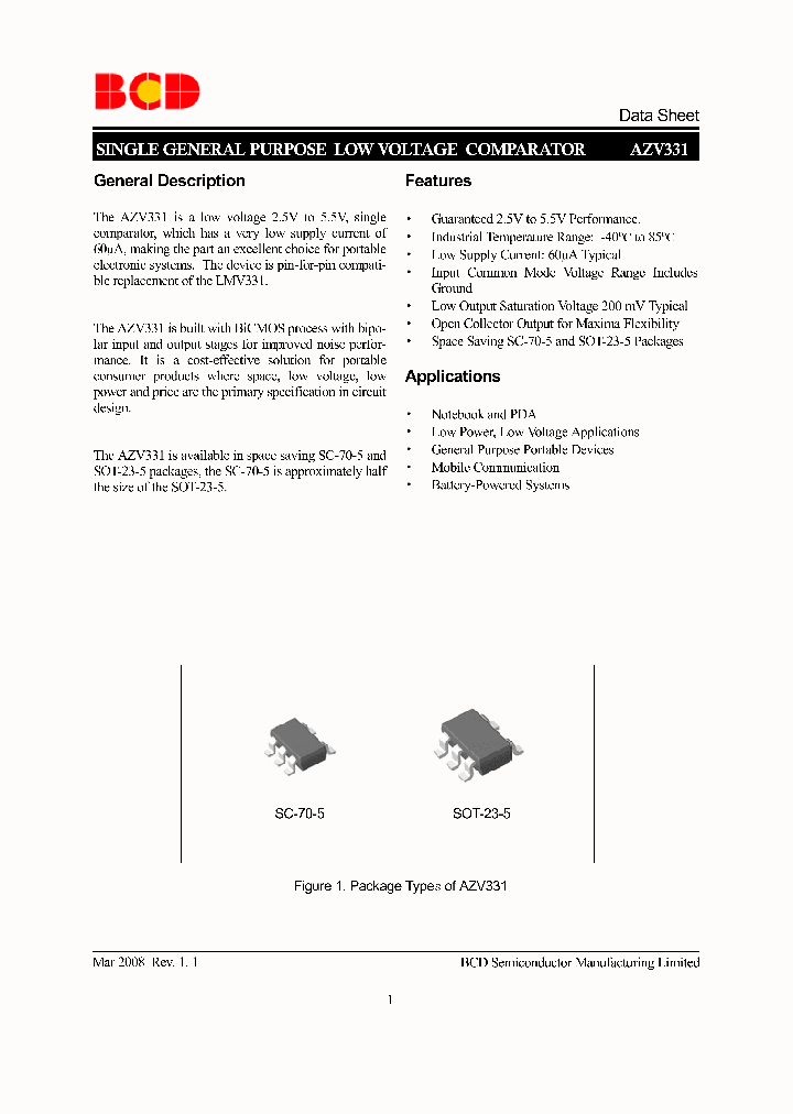 AZV331KSTR-E1_4203788.PDF Datasheet
