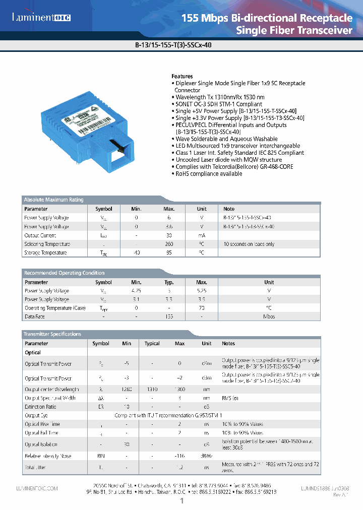 B-15-155-T3-SSC5-40_4763584.PDF Datasheet