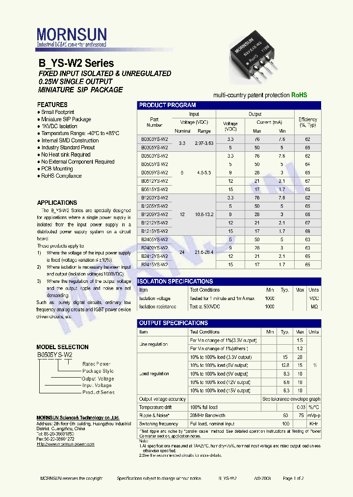 B0303YS-W2_4704562.PDF Datasheet