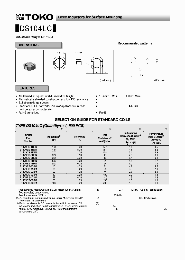 B1179BS-100M_4527313.PDF Datasheet