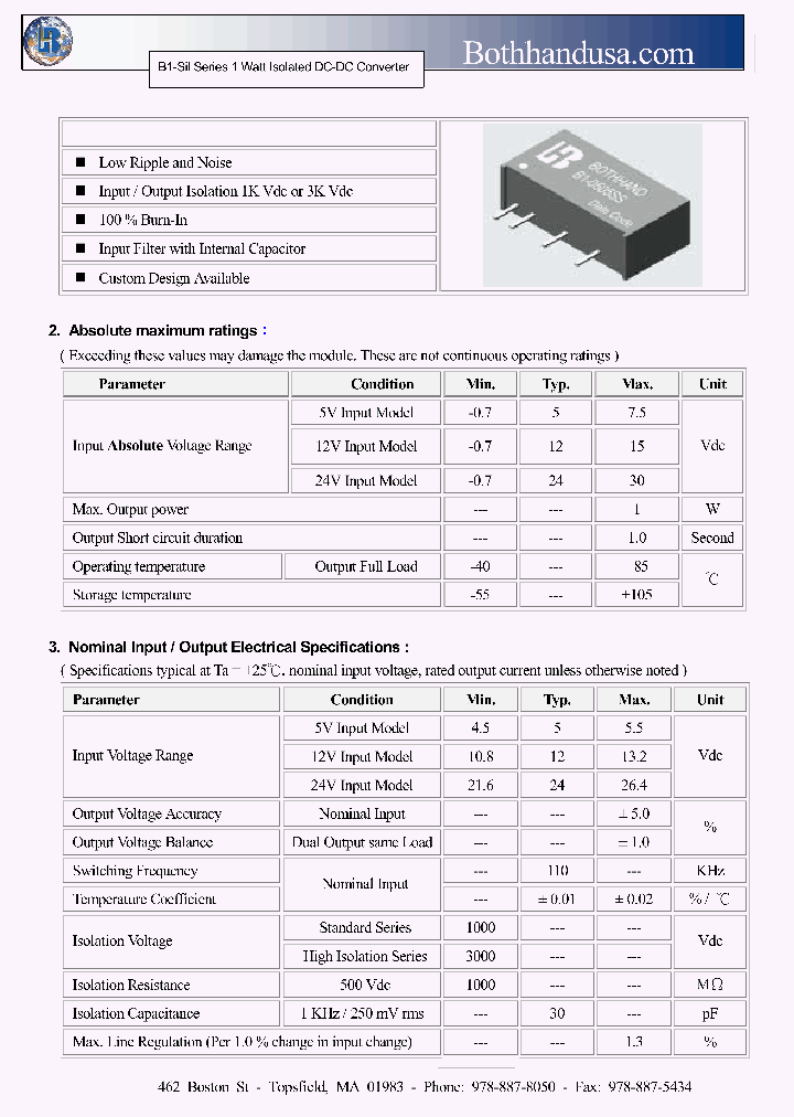 B1-XXXXSSH_4562729.PDF Datasheet