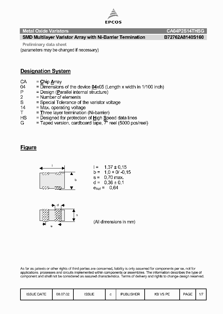 B72762A8140S160_4256289.PDF Datasheet