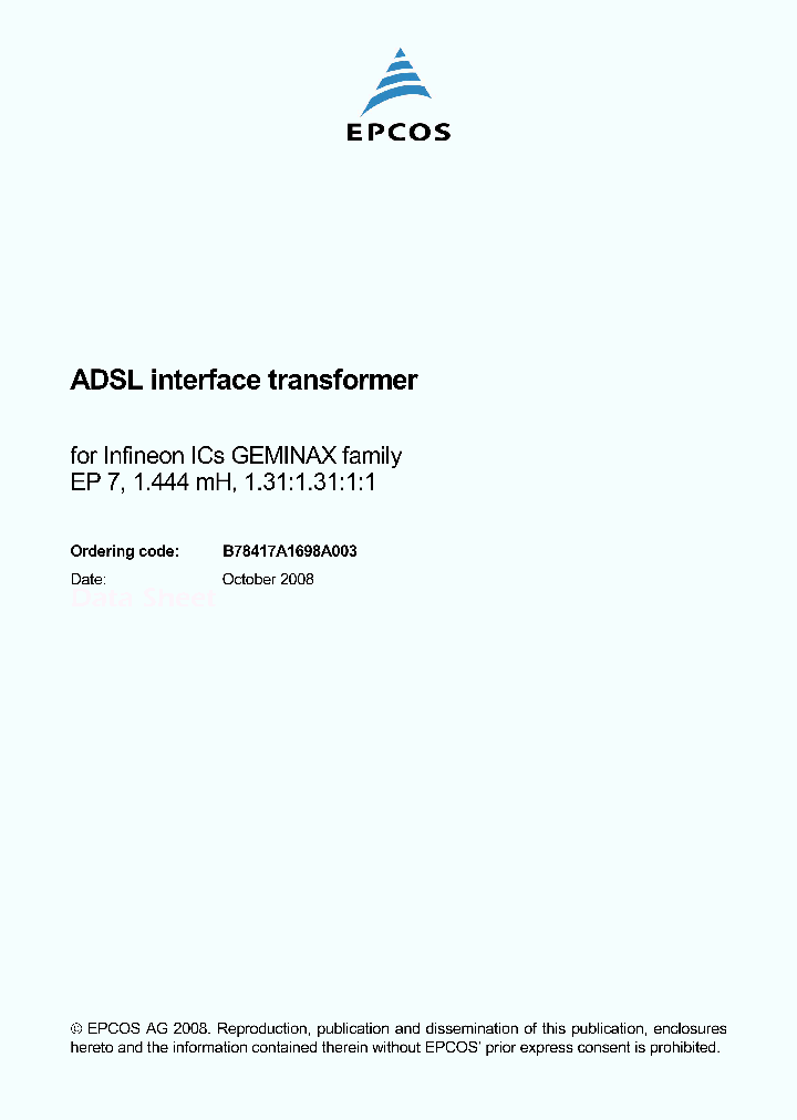 B78417A1698A0031_4743141.PDF Datasheet