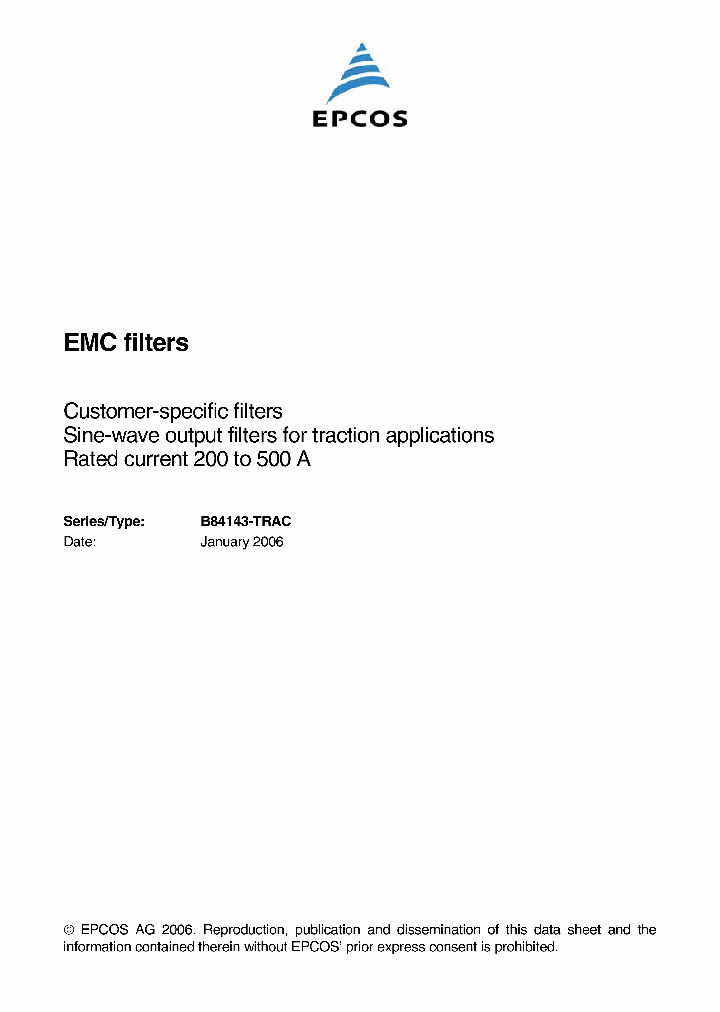 B84143-TRAC_4527290.PDF Datasheet