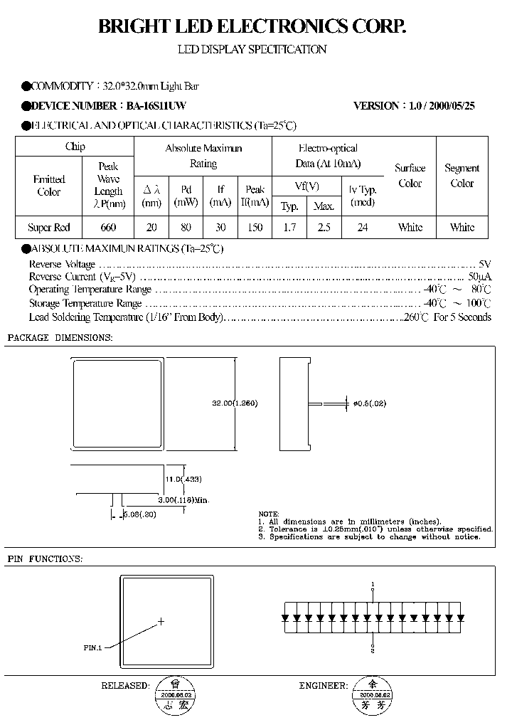 BA-16S11UW_4830759.PDF Datasheet