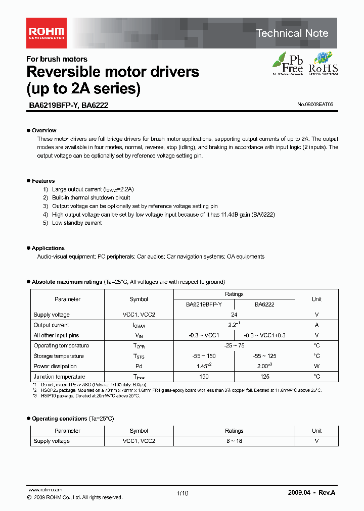BA6219BFP-Y09_4643900.PDF Datasheet