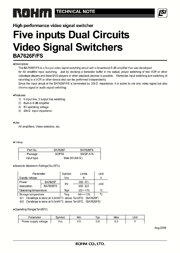 BA7626F08_4713583.PDF Datasheet