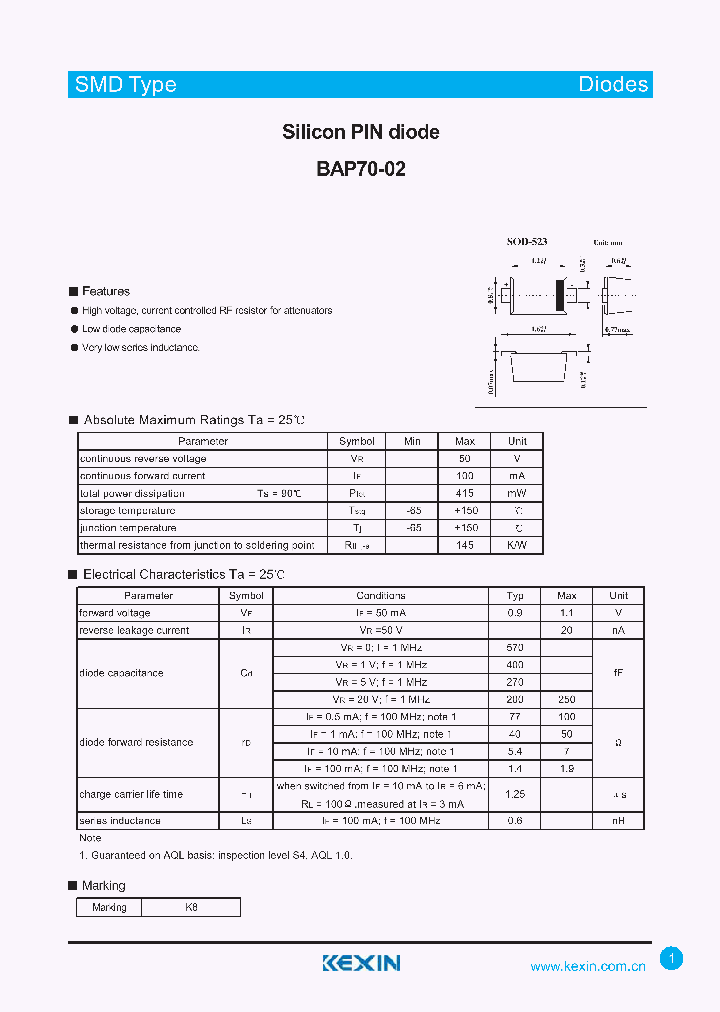 BAP70-02_4274613.PDF Datasheet