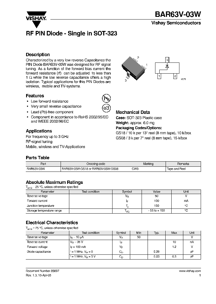 BAR63V-03W_4397730.PDF Datasheet