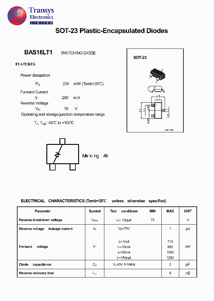 BAS16LT1_4691495.PDF Datasheet