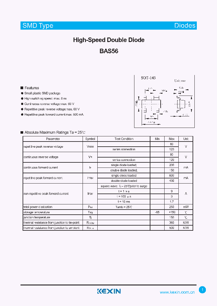 BAS56_4314551.PDF Datasheet