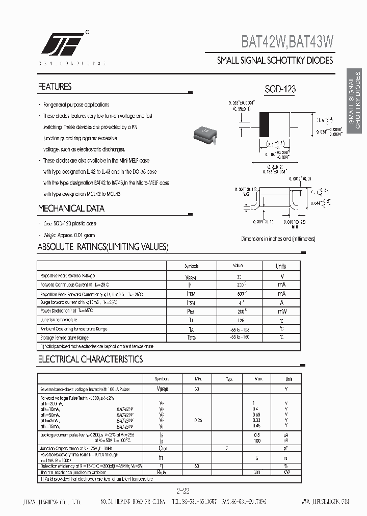 BAT42W_4588875.PDF Datasheet