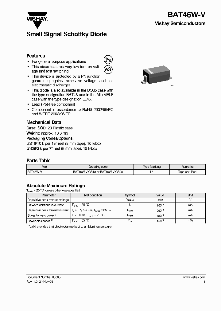BAT46W-V_4417512.PDF Datasheet