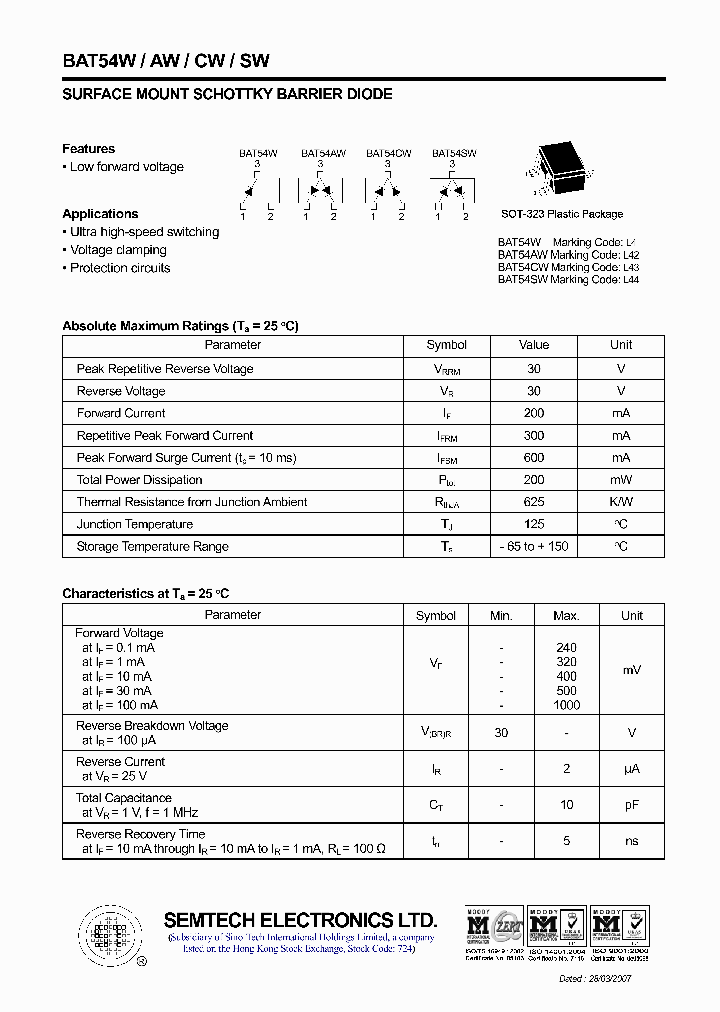 BAT54AW_4489929.PDF Datasheet