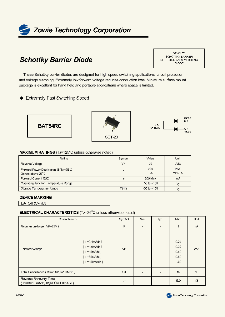 BAT54RC_4178518.PDF Datasheet