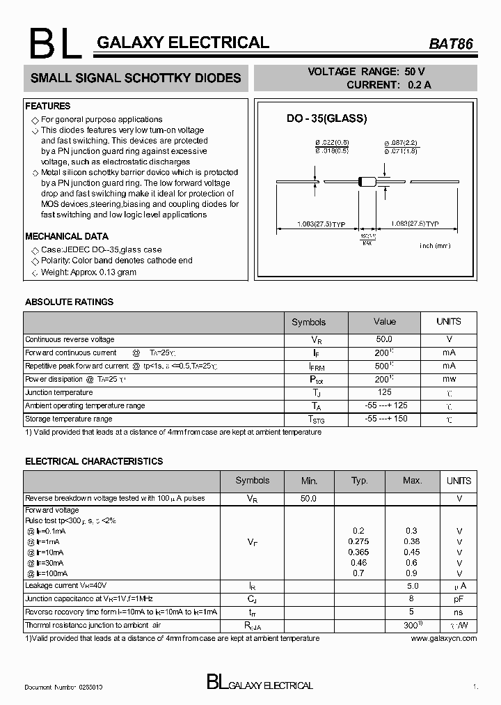 BAT86_4529636.PDF Datasheet