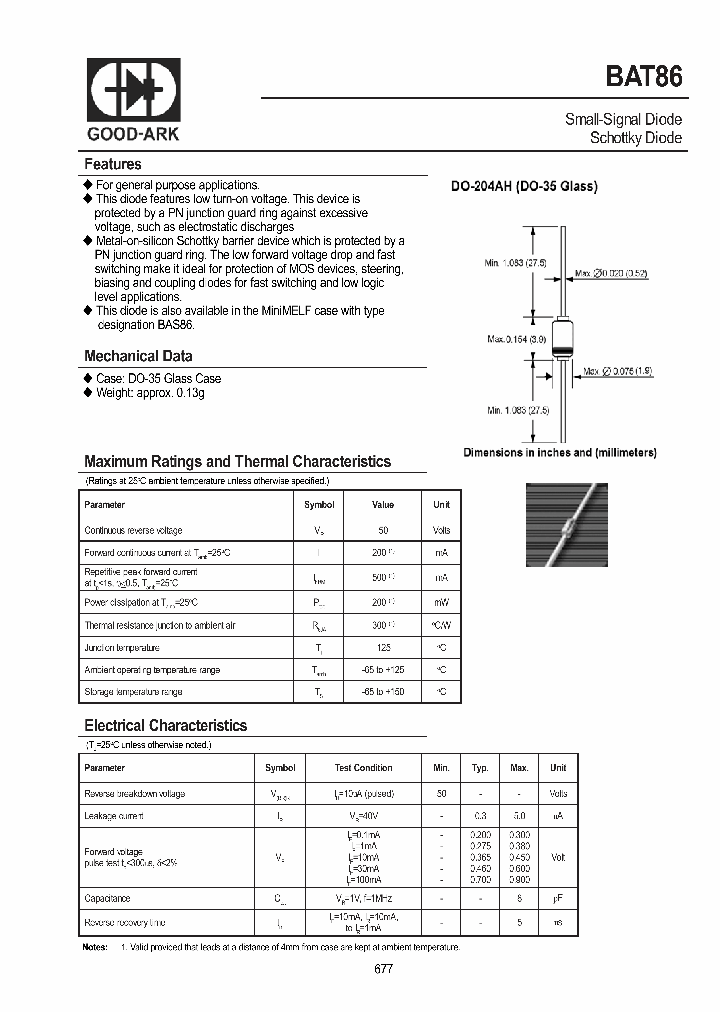 BAT86_4529637.PDF Datasheet