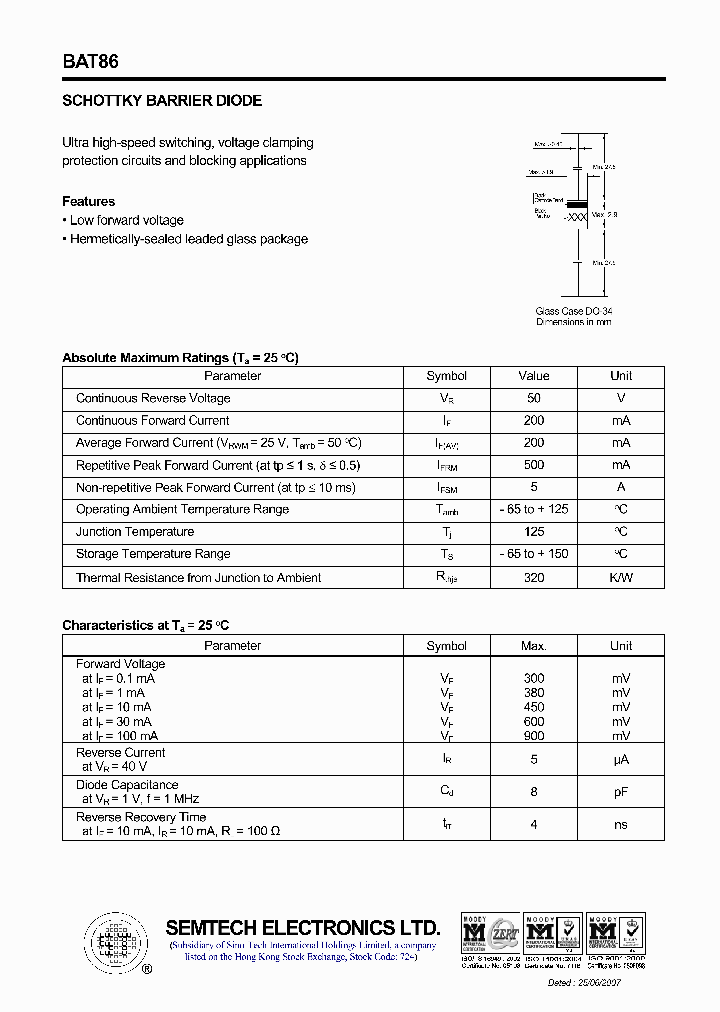 BAT86_4529638.PDF Datasheet