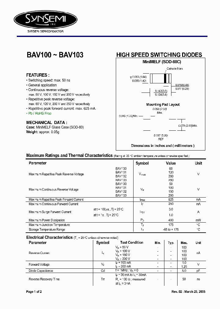 BAV100_4649892.PDF Datasheet
