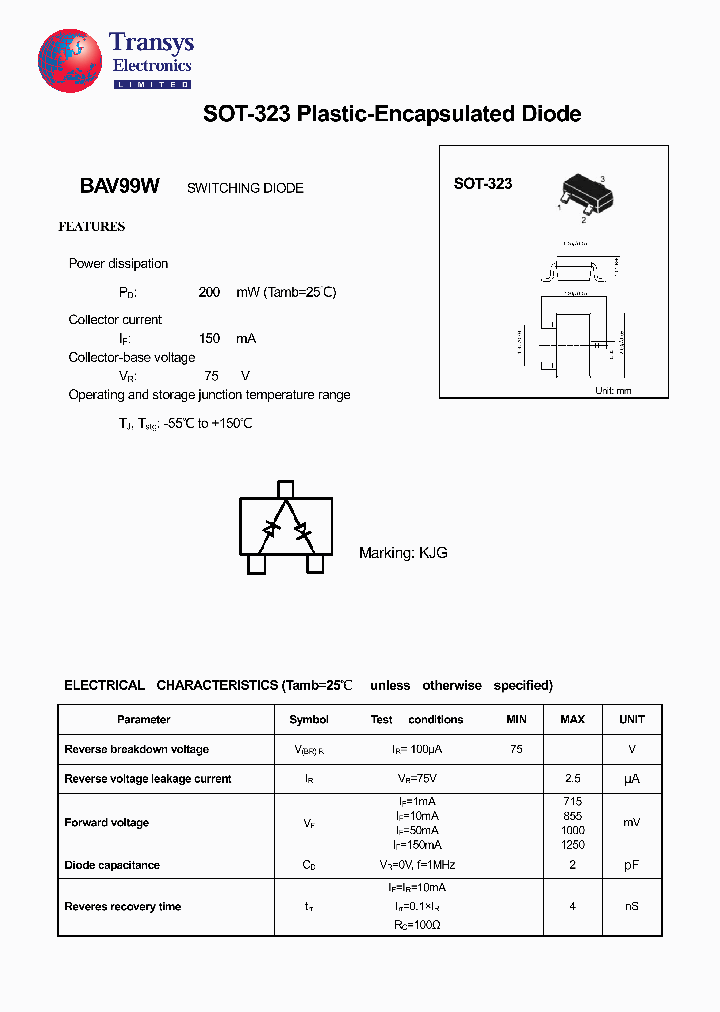 BAV99W_4216630.PDF Datasheet
