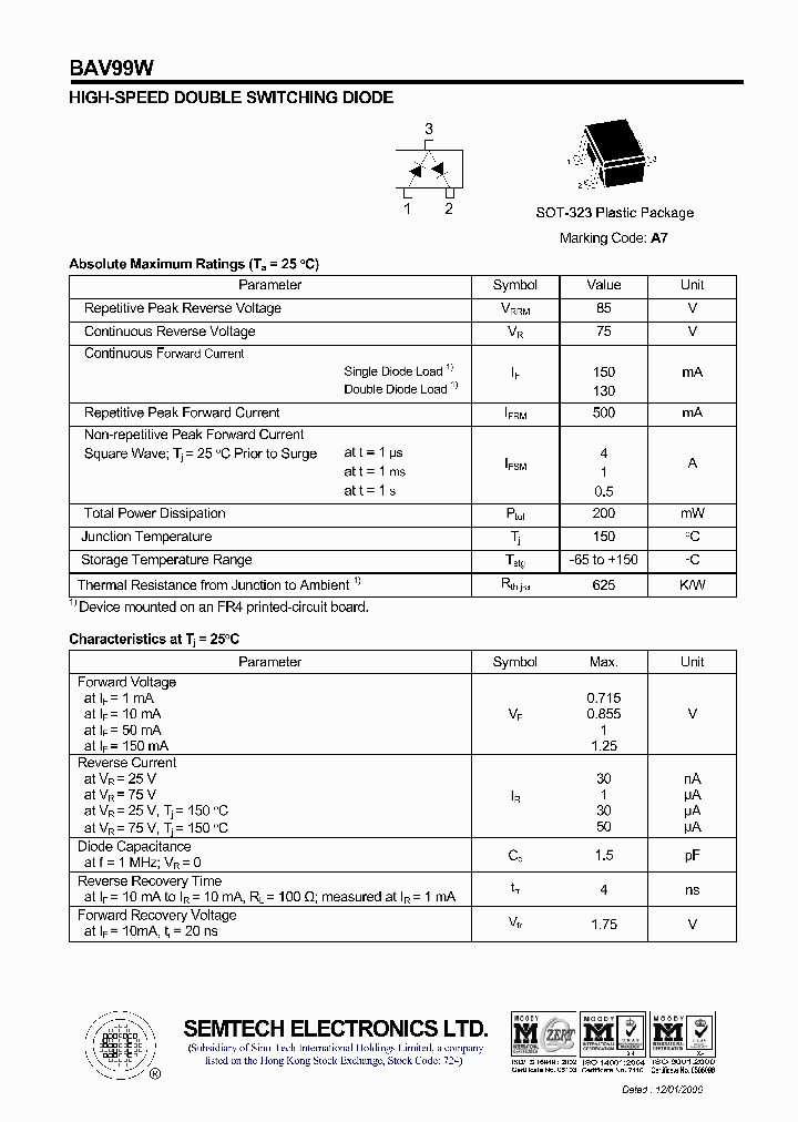 BAV99W_4452485.PDF Datasheet