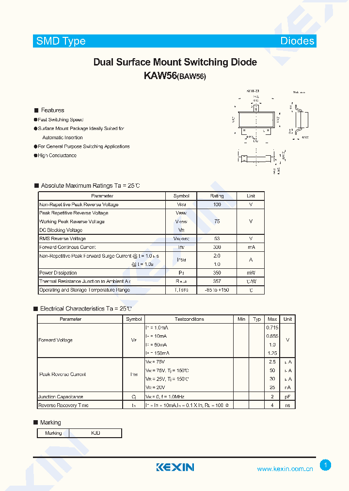 BAW56_4347912.PDF Datasheet