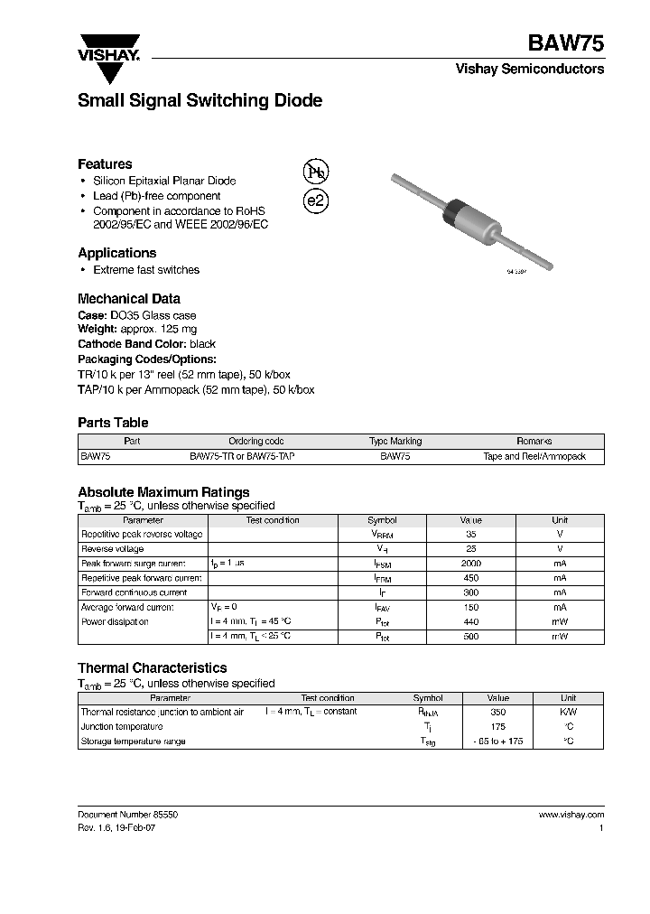 BAW75-TAP_4382636.PDF Datasheet
