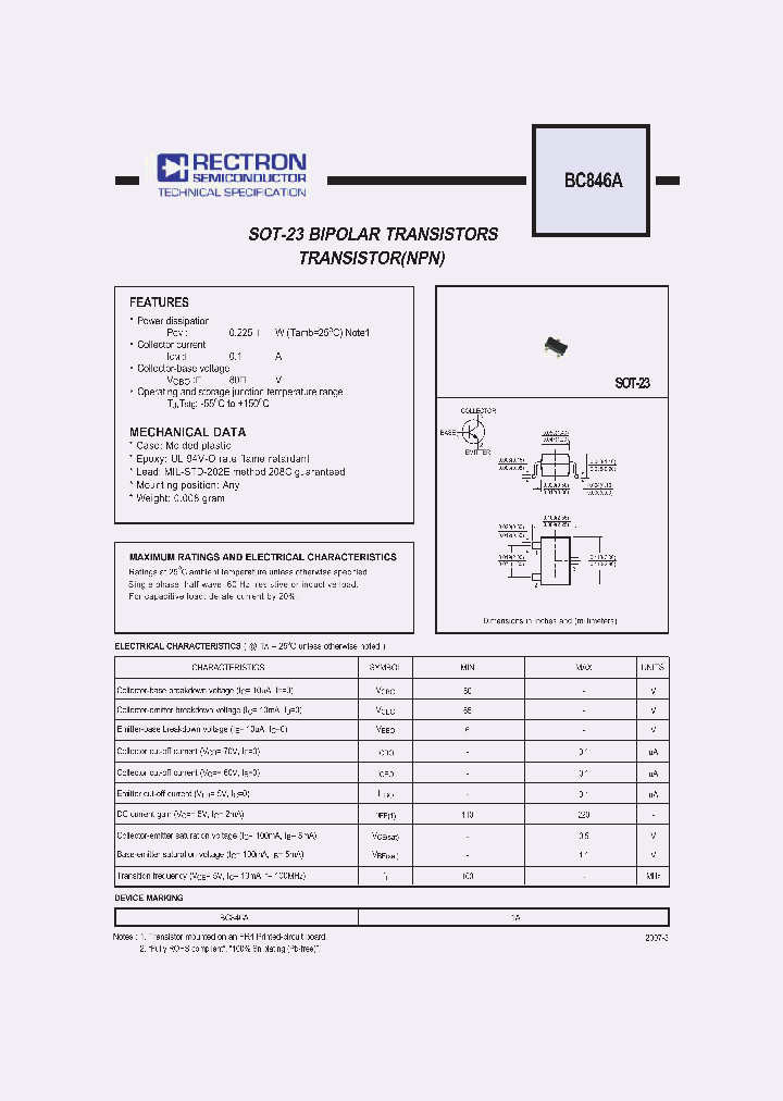 BC846A_4586210.PDF Datasheet