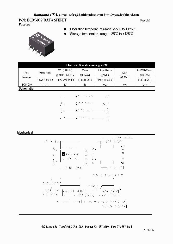 BCM-039_4835302.PDF Datasheet