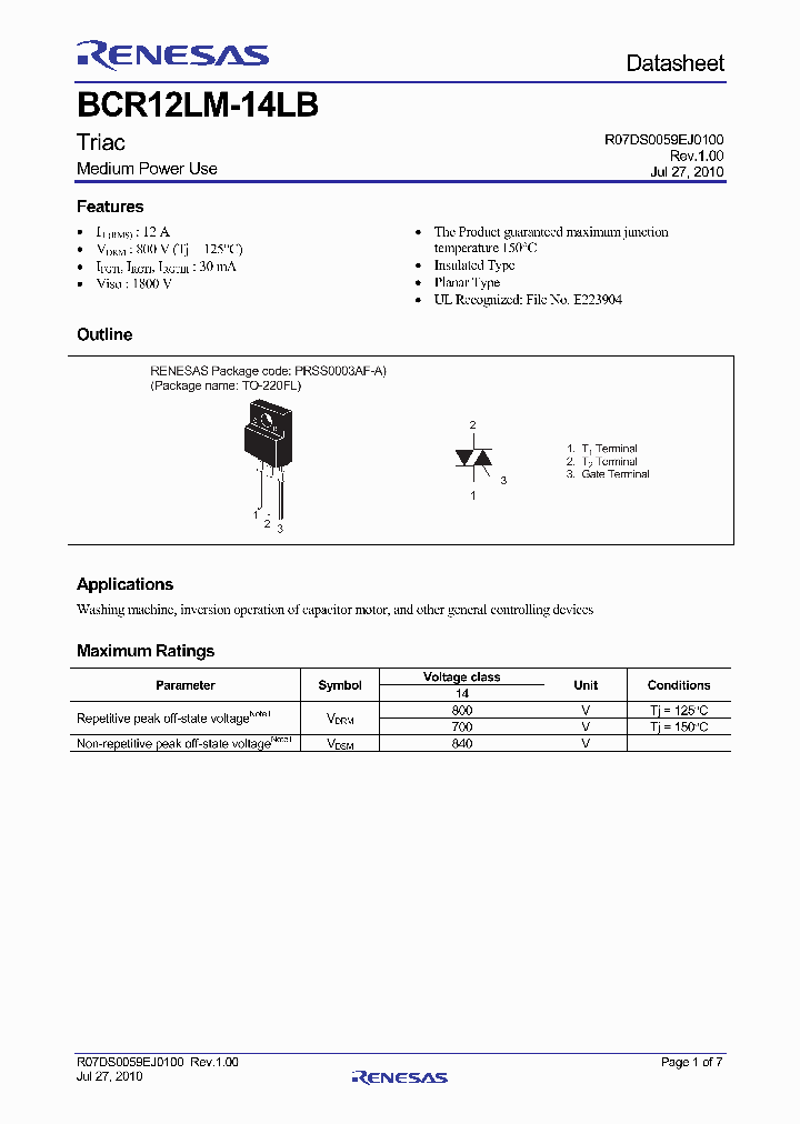 BCR12LM-14LB_4914637.PDF Datasheet