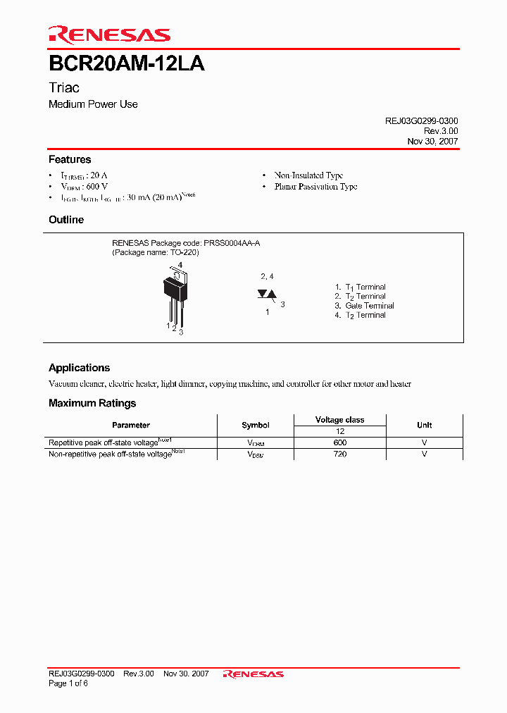 BCR20AM-12LA_4273456.PDF Datasheet