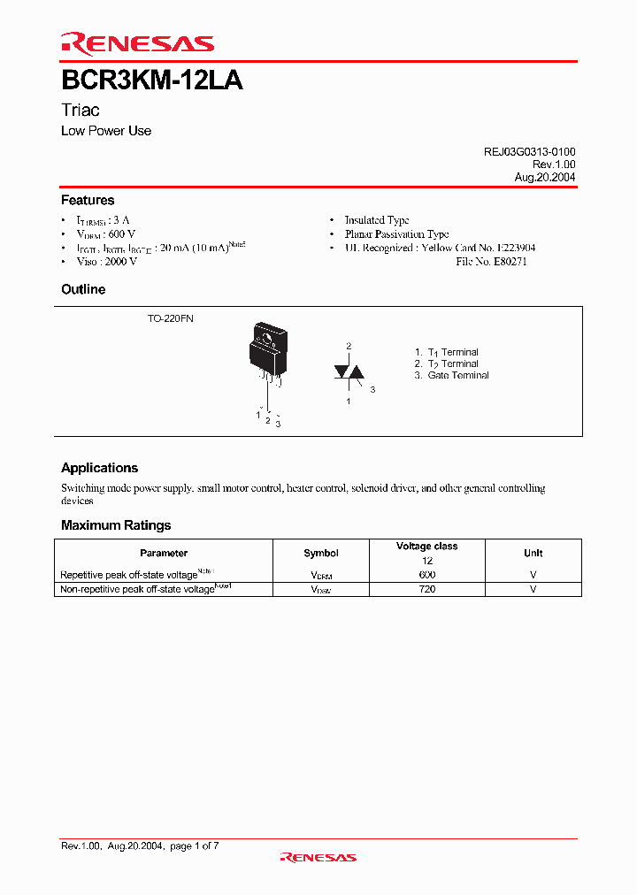 BCR3KM-12LA-A8_4282234.PDF Datasheet