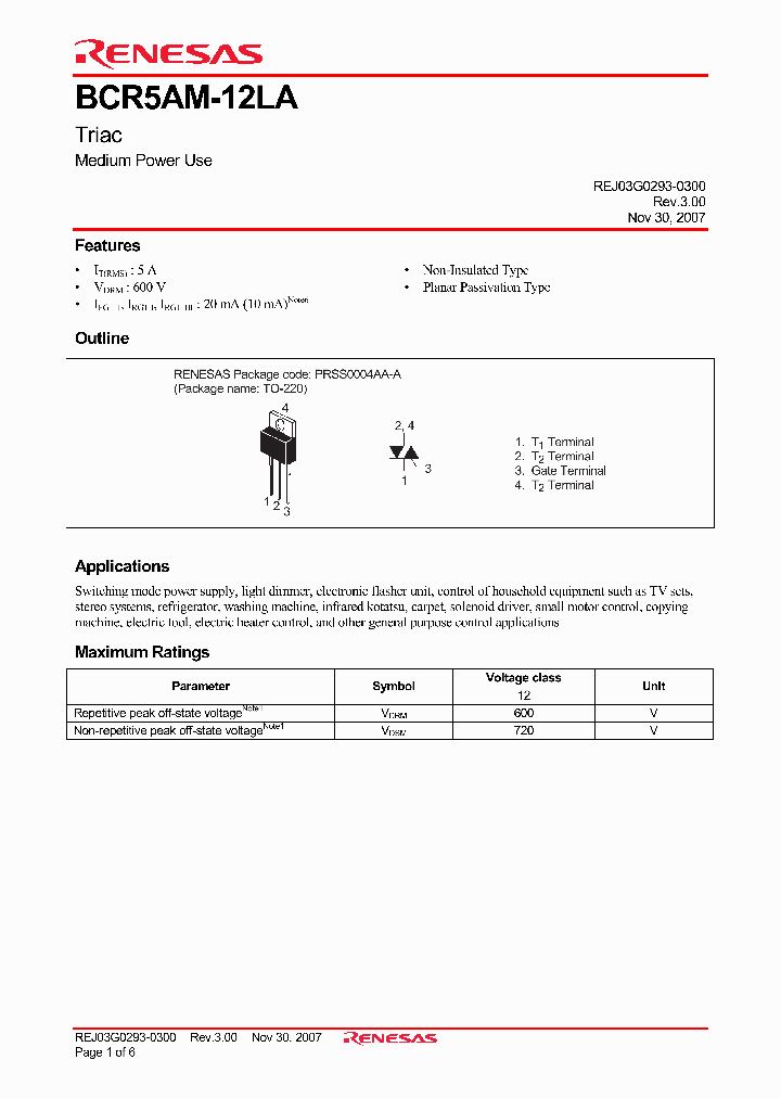 BCR5AM-12LA-A8_4282236.PDF Datasheet