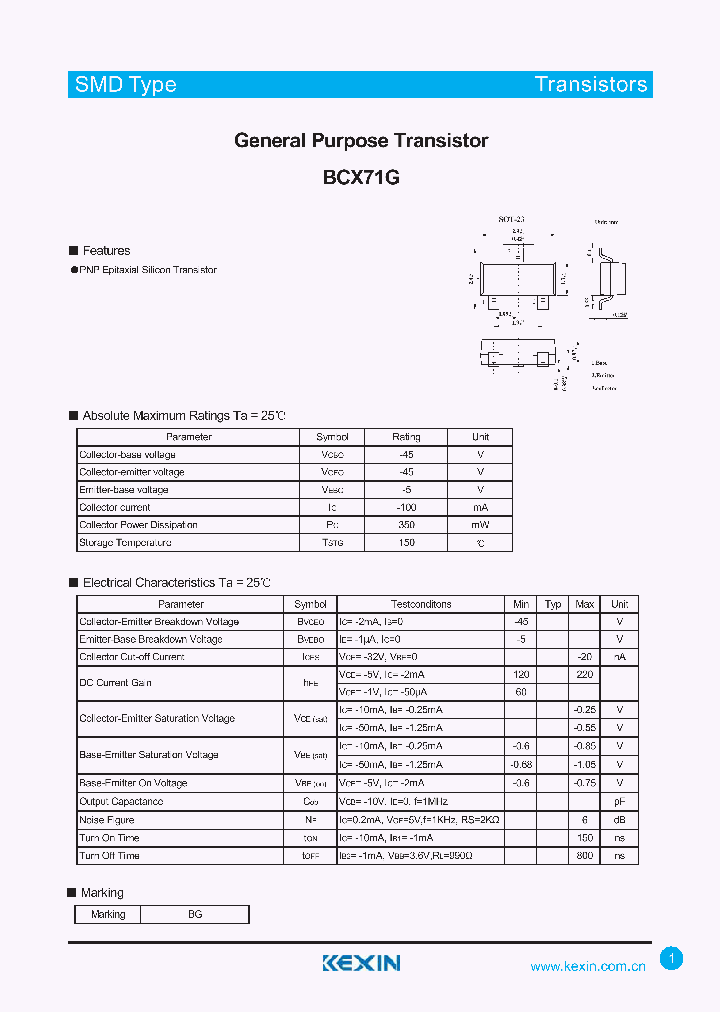 BCX71G_4321300.PDF Datasheet