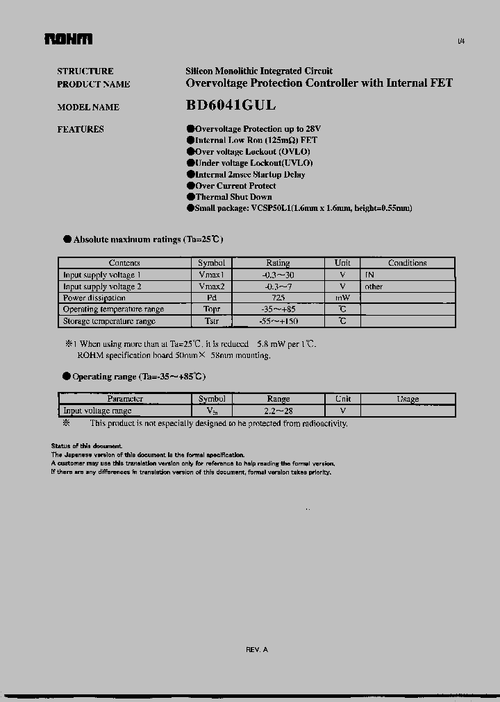 BD6041GUL_4630645.PDF Datasheet
