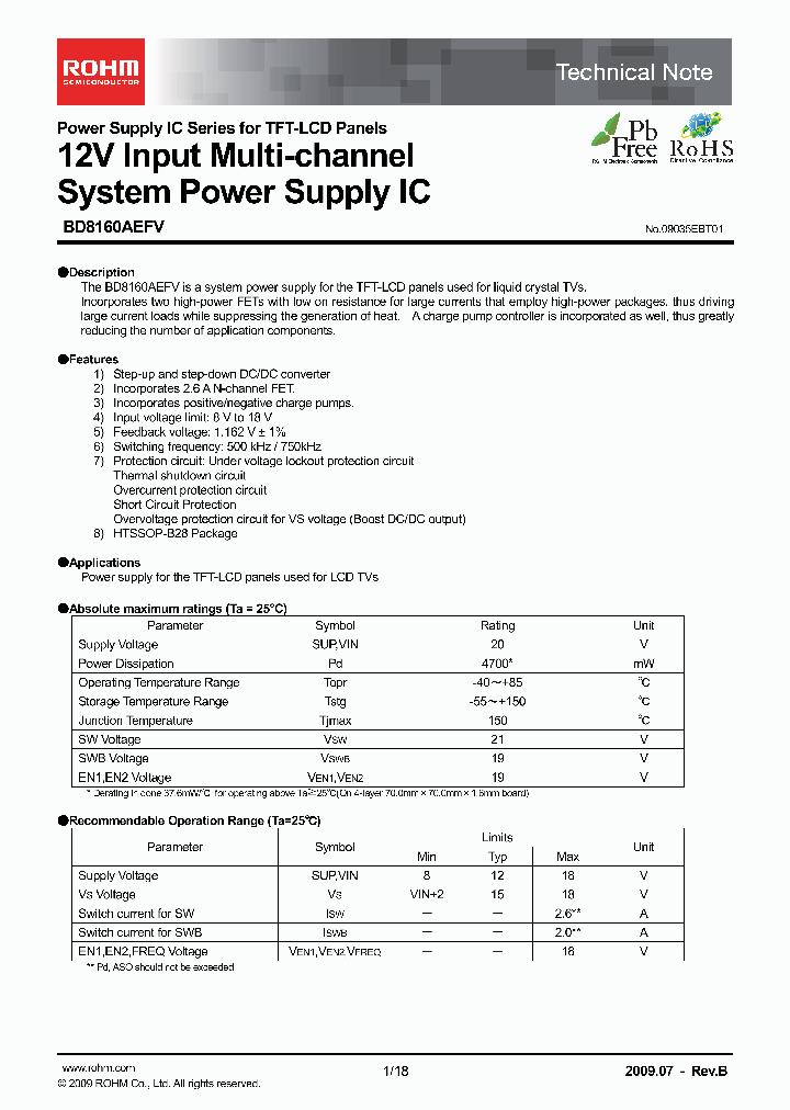 BD8160AEFV_4632513.PDF Datasheet
