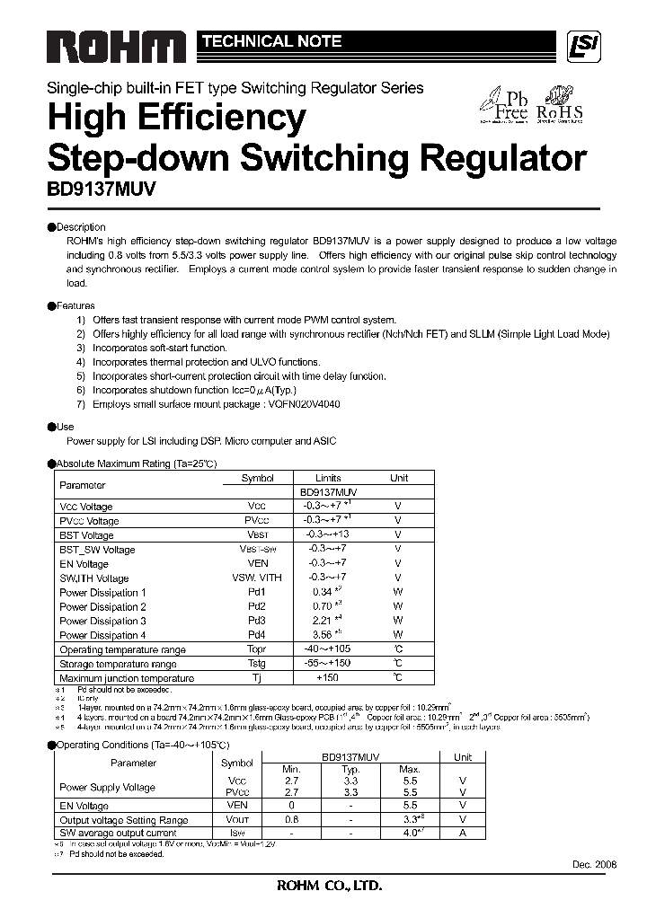 BD9137MUV_4847381.PDF Datasheet