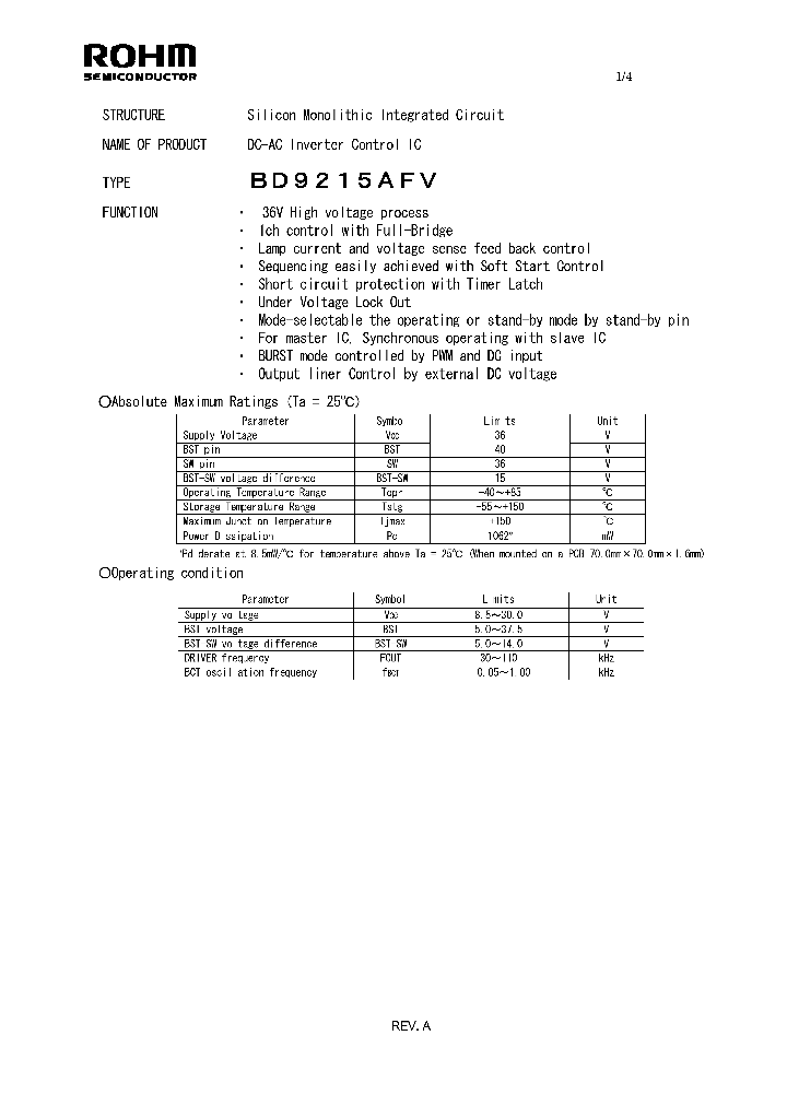 BD9215AFV_4586704.PDF Datasheet