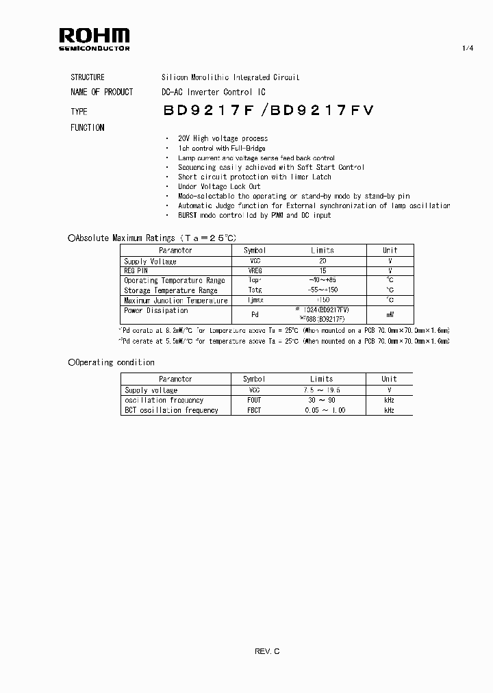 BD9217FV_4792177.PDF Datasheet