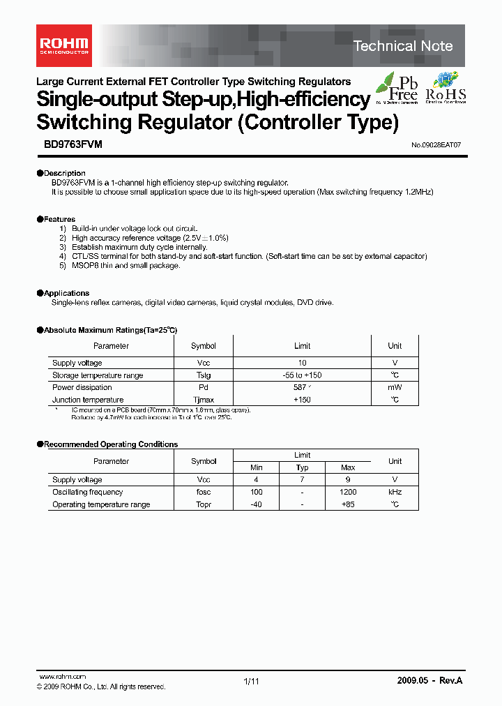 BD9763FVM_4612927.PDF Datasheet