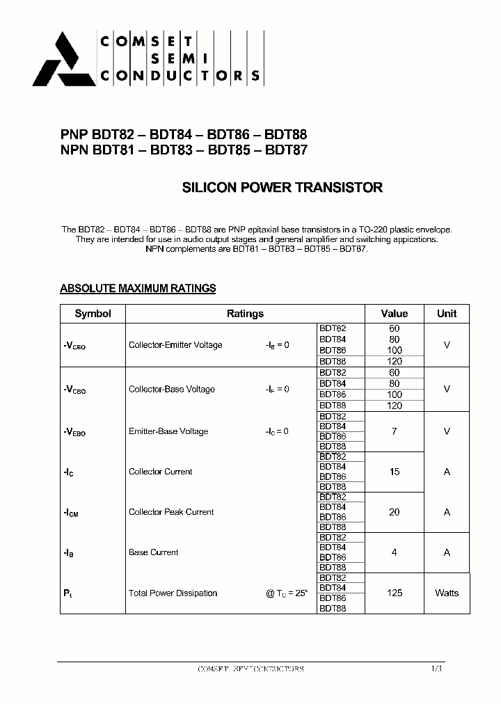 BDT82_4719771.PDF Datasheet