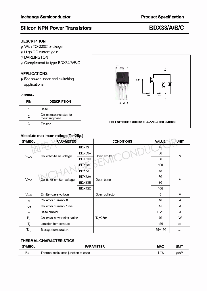 BDX33_4304892.PDF Datasheet