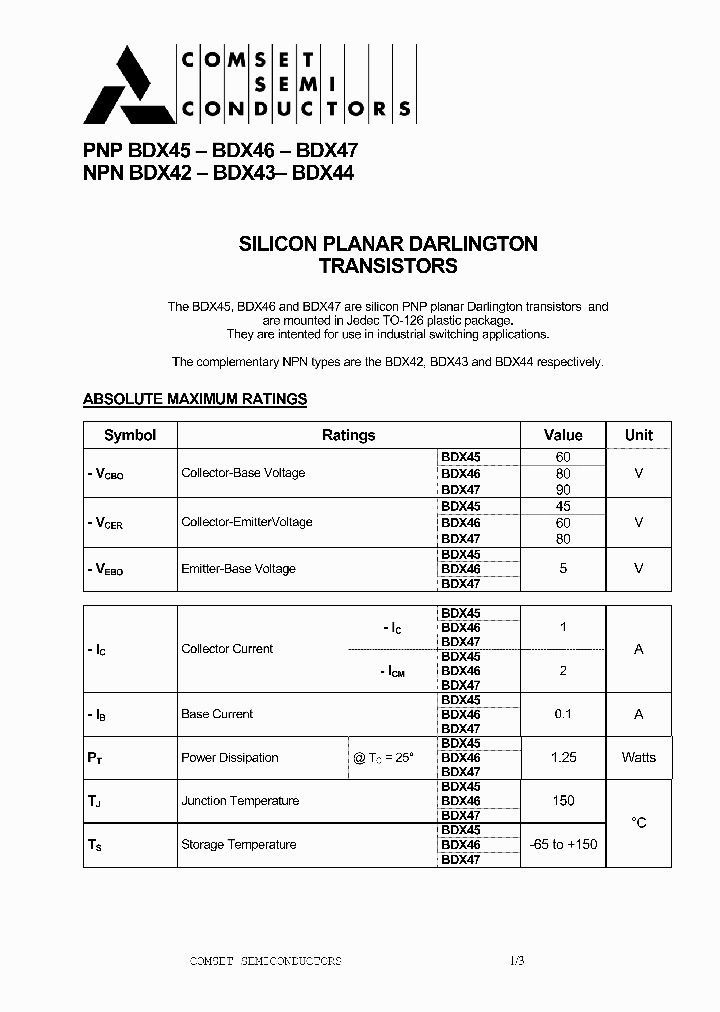 BDX45_4817708.PDF Datasheet